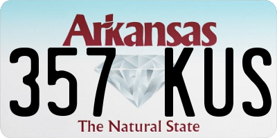 AR license plate 357KUS