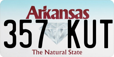 AR license plate 357KUT