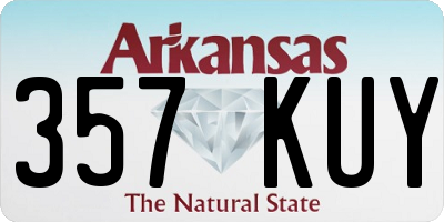 AR license plate 357KUY