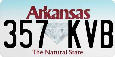 AR license plate 357KVB