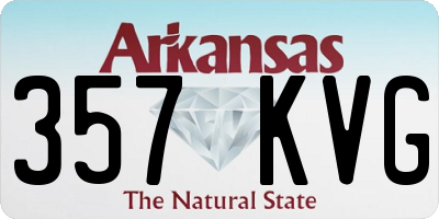AR license plate 357KVG