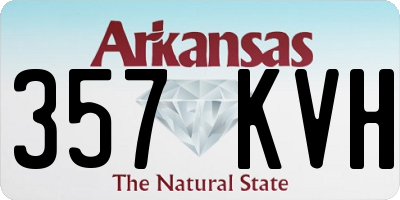 AR license plate 357KVH