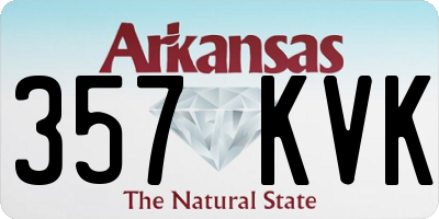 AR license plate 357KVK