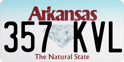 AR license plate 357KVL
