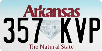 AR license plate 357KVP