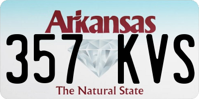 AR license plate 357KVS