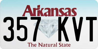 AR license plate 357KVT
