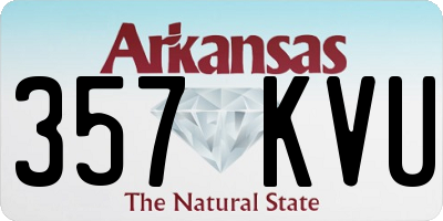 AR license plate 357KVU