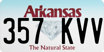 AR license plate 357KVV