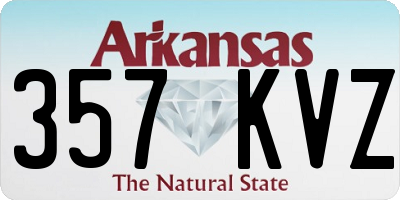 AR license plate 357KVZ