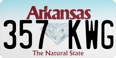 AR license plate 357KWG