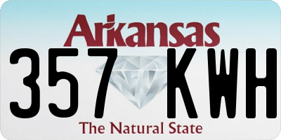 AR license plate 357KWH