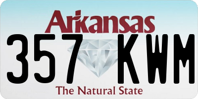 AR license plate 357KWM