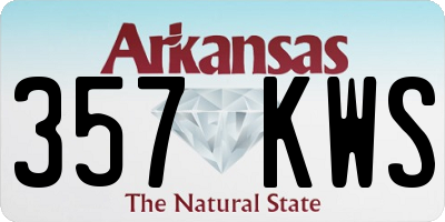 AR license plate 357KWS