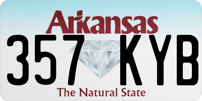 AR license plate 357KYB