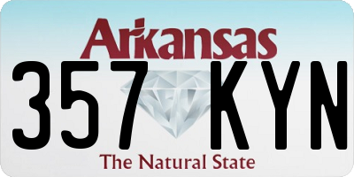 AR license plate 357KYN