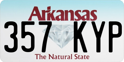 AR license plate 357KYP