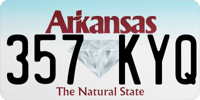 AR license plate 357KYQ