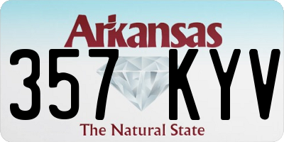 AR license plate 357KYV