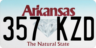 AR license plate 357KZD
