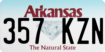 AR license plate 357KZN