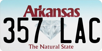 AR license plate 357LAC