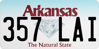 AR license plate 357LAI