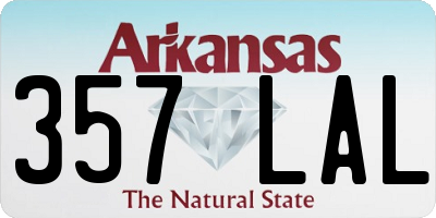 AR license plate 357LAL