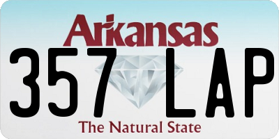AR license plate 357LAP