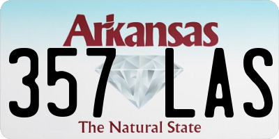 AR license plate 357LAS