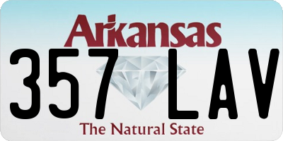 AR license plate 357LAV