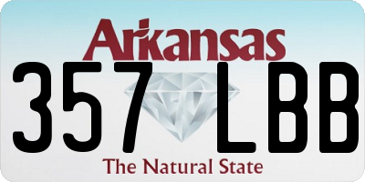 AR license plate 357LBB