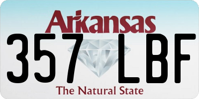 AR license plate 357LBF
