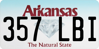 AR license plate 357LBI