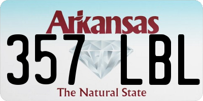 AR license plate 357LBL