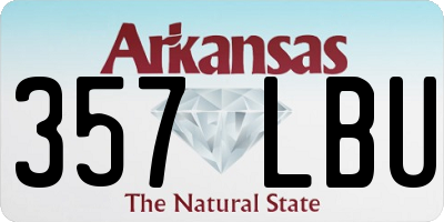 AR license plate 357LBU