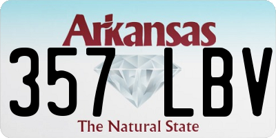 AR license plate 357LBV
