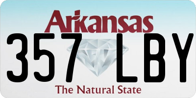 AR license plate 357LBY