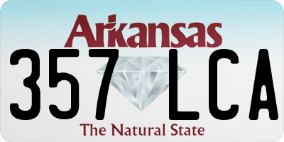 AR license plate 357LCA