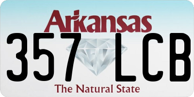 AR license plate 357LCB