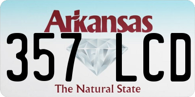 AR license plate 357LCD
