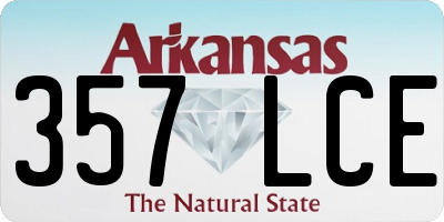AR license plate 357LCE