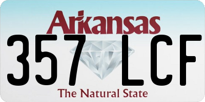 AR license plate 357LCF