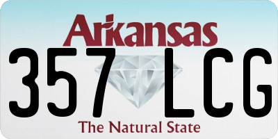 AR license plate 357LCG