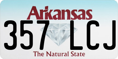 AR license plate 357LCJ