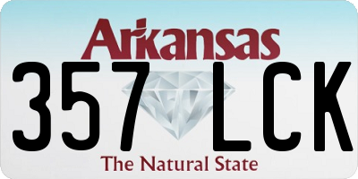 AR license plate 357LCK