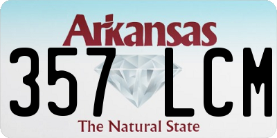 AR license plate 357LCM