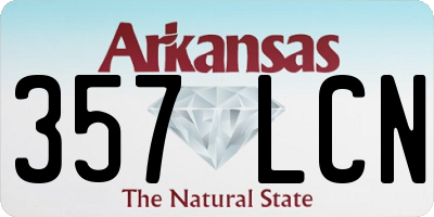 AR license plate 357LCN