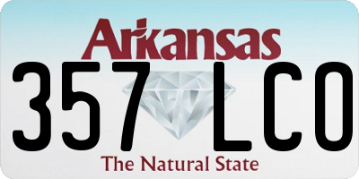 AR license plate 357LCO
