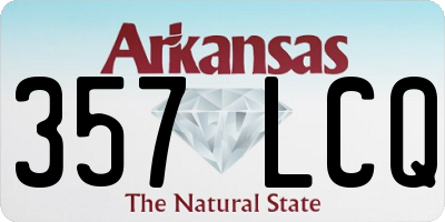 AR license plate 357LCQ